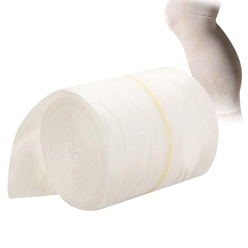 Elastische Schlauchförmige Bandage Fixier Binde Stützbandage 10cmx10m Kompressionsbandage Elastische Schlauchverband für Arm Knie Beine