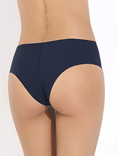 Kit com 2 Calcinhas Altas, Bonjour, Feminino, Preto/Branco, M