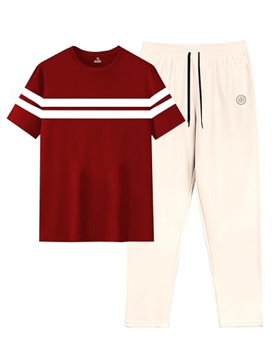Image of AUSK Regular fit Tracksuit of Man || tshirt and Trouser set for Men
