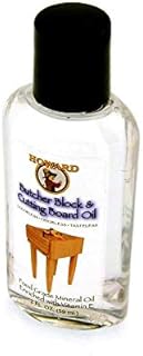 Howard Cutting Board Oil, BBB002 Butchers Block, Bread Board, Chopping Board. Food Safe Mineral Oil 59ml (Trial Size)