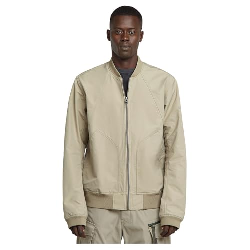 G-Star Para Hombre Cazadora De Aviador Unpadded Bomber, Beige Vintage Khaki D26127-D908-G053 , S G-Star Para Hombre Cazadora De Aviador Unpadded Bomber, Beige Vintage Khaki D26127-D908-G053 , S