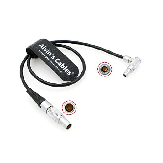 Alvin's Cables SmallHD Steuerkabel für SMALLHD Focus PRO Monitor an RED DSMC2 Epic Scarlet Kamera 5 Pin auf 4 Pin Steuerkabel 45cm| 18 Zoll