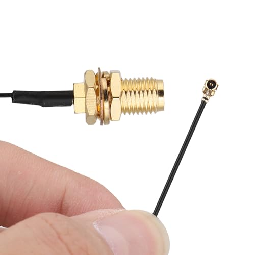 RPSMA Male Pigtail Cable for Wireless Network Card 9260NGW/7265AC/9650AC/BCM94360, External Antenna Connection, 4PCS