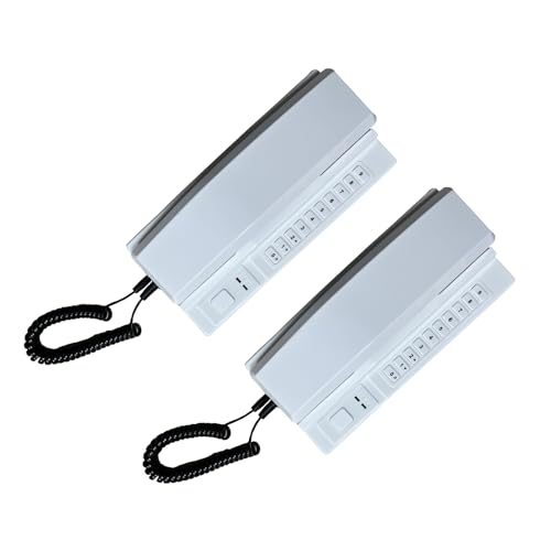 SavvyMate Wireless Home Intercom System, 3280 Feet Range, Room to Room Intercom Phone for Elderly, Business, Hospital, Hotel