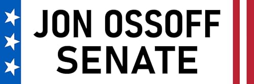Jon Ossoff Sticker 3x9 Vote US Senate Georgia Democrat Jon Ossoff Stickers