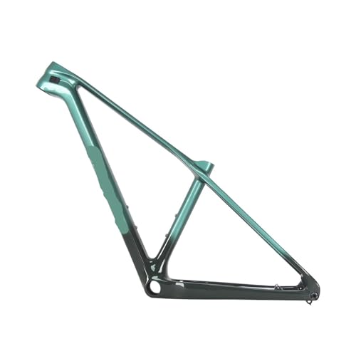 Genérico Cuadro de Carbono for MTB 29 Pulgadas, Bicicleta montaña, Cuadro 148 * 12 Boost, suspensión Total, Frenos Disco, Tallas XS/S/M/L, Cuadros, Piezas(M13 Green Black,S)