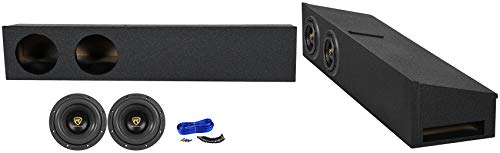 (2) Rockville 8" 2000w Underseat Subwoofers For 2009-2020 Ford F150 Super Crew