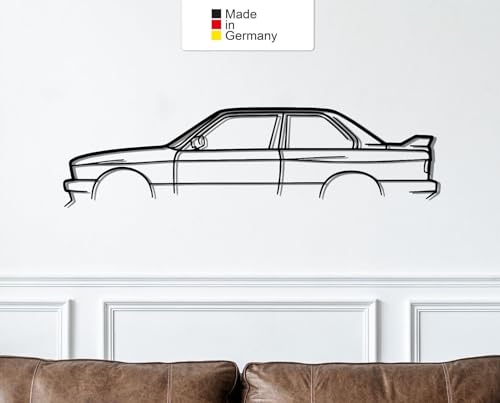 Décoration murale moderne voiture de sport en métal pour salon contemporain