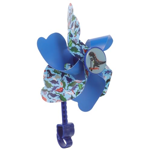 Toyvian Juguete Molino de Viento Scooter Decoraciones de Bicicletas de fácil Adorno de molinete Giratorio de Bicicleta el plastico Blue