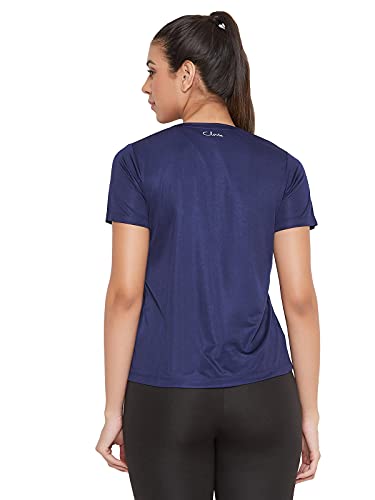 Image of Clovia Women's Polyester Activewear Sports T-Shirt