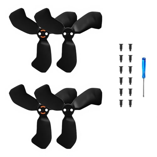 Image of ZORBES Compatible with Neo 2 Drone Spare Propeller Set, 2 Pair Replacement Drone Blades for Maintenance, Stable Flight & High Efficiency Lightweight Propellers