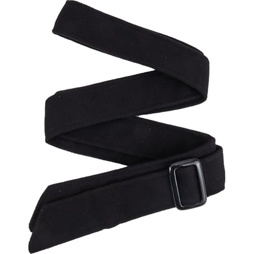 GORGECRAFT Overcoat Waist Belt Black Cloth Trendy Wide Bowknot Decorated Coat Cinch Tie Buckle Women Sash Bow Ties Adjustable Replacement Band Long Belt for Thick Trench Coat Overcoats Jacket