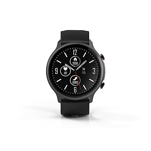 Hama - Reloj Inteligente con GPS (Smartwatch Resistente al Agua, función Despertador, hasta 14 Deportes Diferentes, podómetro, frecuencia Cardiaca, Reloj Deportivo) Negro - imagen 15
