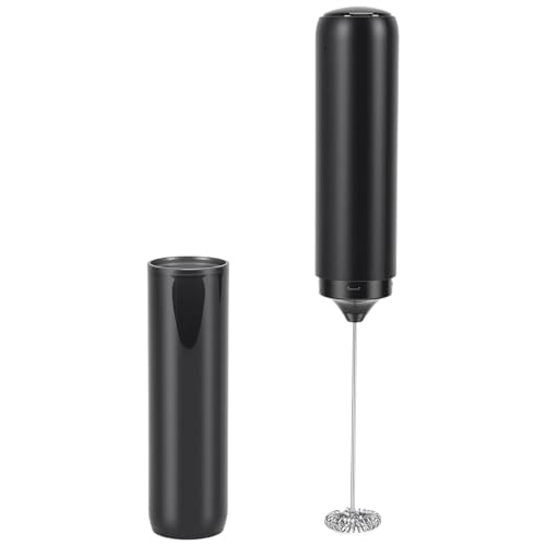 La mejor selección de Batidoras espumadoras de leche automáticas comprados en linea. 45 Depisuta Espumador de Leche de Mano, Batidor Eléctrico Recargable con Cable Tipo C, Batidor de Resorte de Acero Inoxidable 304 de Grado Alimenticio para café, Lattes, (Espumador...