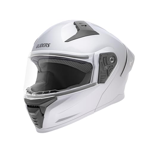Image of Gliders Vortex DX Flip-Up Full Face Helmet with Spoiler with Clear Visor