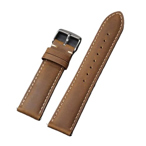 Cong Yi Be[WuEvrv14/16/18/20/22/24mm Galaxy Watch 7/6/5/4Ή NCbN[XXguXbgxg(Yellow Brown,16mm)