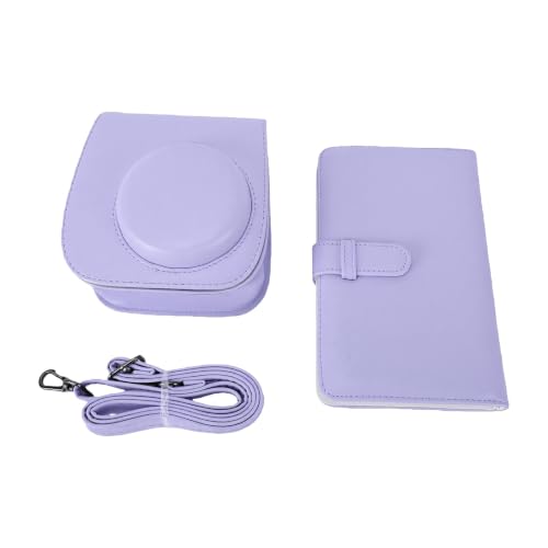 Bolsa para Cámara Instantánea Mini 13 ideal para viajes y álbum de fotos morado