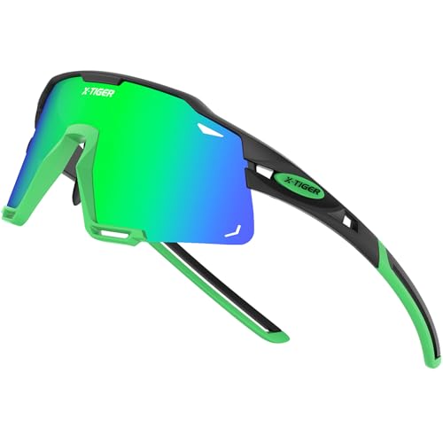 Image of X-TIGER Polarized Kids Sunglasses Youth Baseball Sunglasses UV400 Boys Girls Sports Sun Glasses for Softball Cycling Scooter