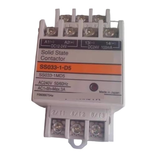 Relais de contacteur à semi-conducteurs SS033-1-D5 pour automates et moteurs