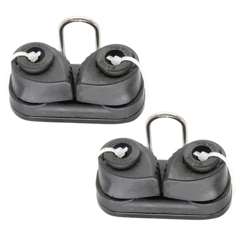 Blue Shark: Nylon Sailing Cam Cleat with Wire Fairlead 126 | for Line Sizes 1/8