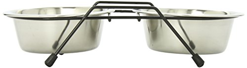 Dogit Stainless Steel Raised Dog Bowls With Wire Frame For Both Dogs & Cats, Small #TOP1