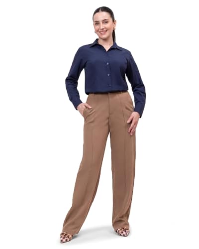 Image of ESTA Women Full Sleeve Stylish Western Official Formal Shirts Regular fit Shirts for Women