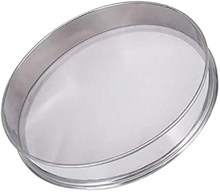 WMLBK Sieve Fine Mesh-Stainless Steel 30cm Riddler Pollen Sifter-Flour Micron Shaker-Mesh Sieve with 150 Mesh