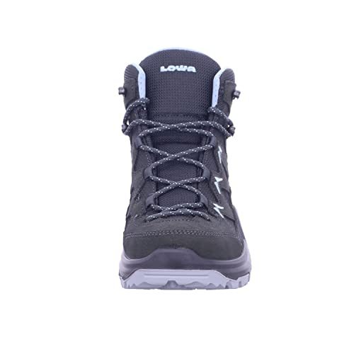LOWA Damen Wanderschuhe Sirkos Evo GTX Mid 320801 Anthrazit/Eisblau 38