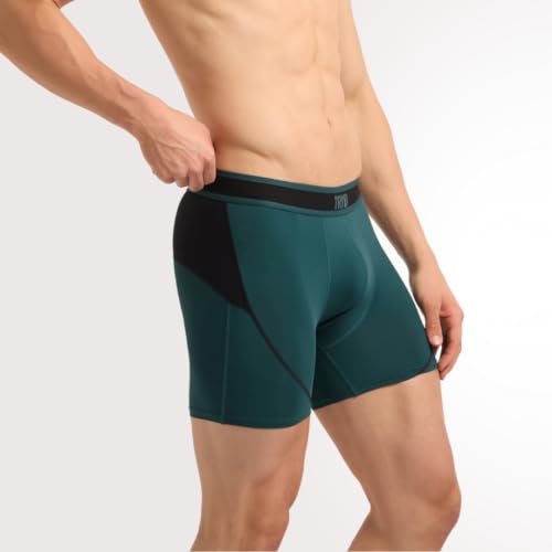 Image of TRYB Sports Underwear for Men | Stretchable Active-H Trunk Semi Compression Shorts | Trunks for Running & Gym Workout | Quick Dry, Breathable & Anti Chafing | Sports Innerwear Boxers