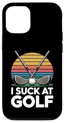 I Suck At Golf Joke ʔSt s Ȓj St X}zP[X iPhone 12/12 Pro p