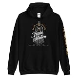 PARAMOUNT NETWORK Yellowstone Take 'Em To The Train Station Hooded Sweatshirt - Officially Licensed - Black, 2X-Large