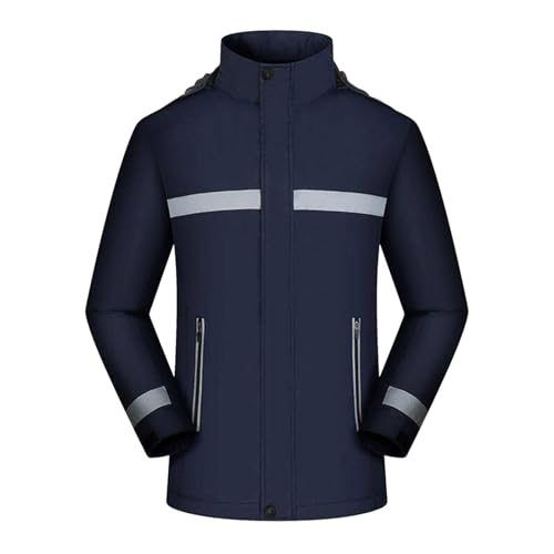 Veste d'extérieur avec bandes réfléchissantes homme chaude et vent
