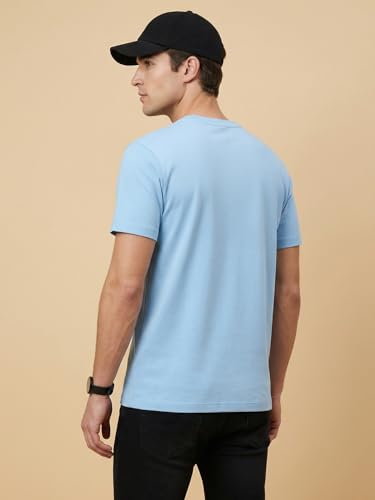 Image of Nobero 100% Cotton T Shirts for Men Stylish | Regular Fit | Graphic Printed T Shirts for Men 180 GSM Combed Cotton | Round Neck Half Sleeve