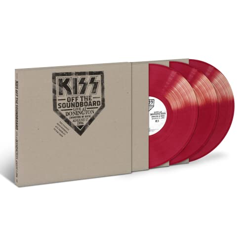 Album Art for Off The Soundboard Live At Donington - Exclusive Limited Edition Red Colored Vinyl 3LP by Kiss