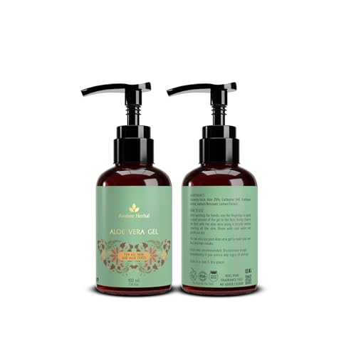 AVIMEE HERBAL Pure Aloe Vera Gel For Face, Skin & Hair Ultimate Gel For Glowing Skin | For Both Men and Women, Suitable for All Skin Types, 100 ml (Pack of 1)