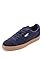 PUMA Suede Emboss Sneaker, Peacoat/Gum, 12 D US