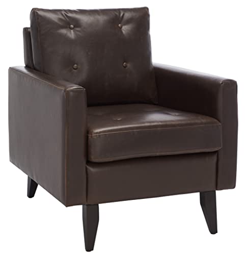 Sillón Caleb Club Plegable Marrón miniatura 1