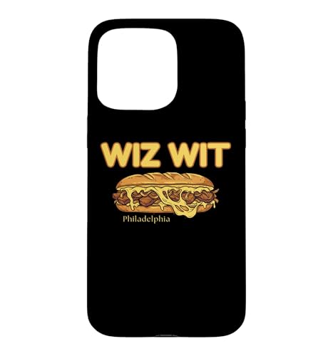 Wiz Wit Philly Cheesesteak Funny Philadelphia Foods �p���f�B �X�}�z�P�[�X iPhone 15 Pro Max �p