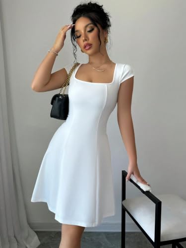 Image of GRECIILOOKS Women's One Piece Dress - Stylish Midi Party Dress for Women | Summer Casual Wear for Events, Date & Evening Look