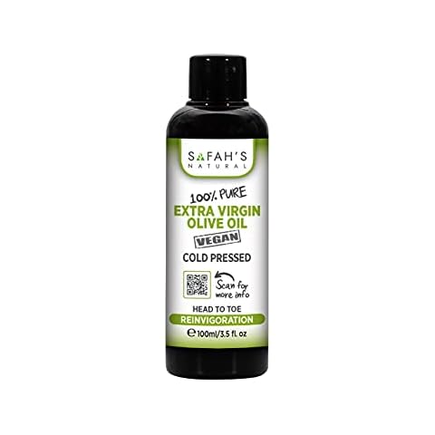 Safah's natural Cold pressed 100% pure Extra Virgin Olive oil - 100ml Cover