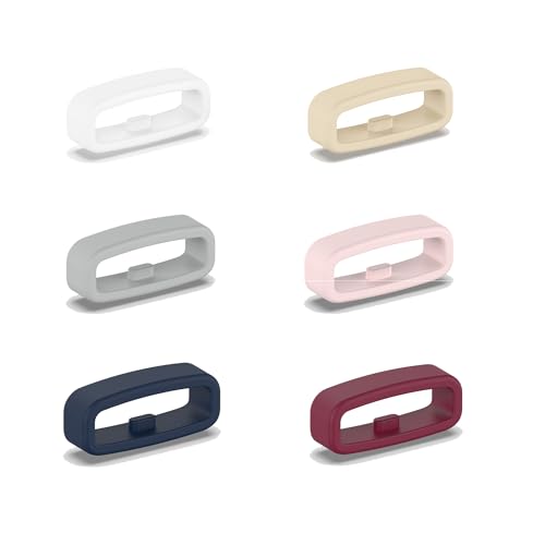 RuenTech 6-Pack Clips Compatible With Disney Magic Band/2.0/+, Soft Silicone Keeper Wrist Loop Security Holder for Magic Band