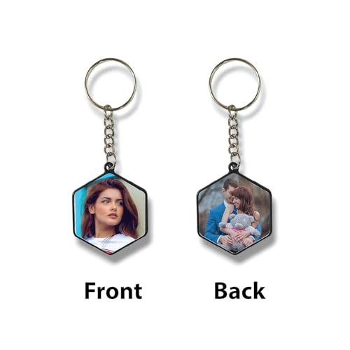 Image of magical gifts Customized Keychains, Unique Personalized Key RIngs and Charms with Your Photos /Name /Design for Bags /Bikes /Car and Gifting Purposes