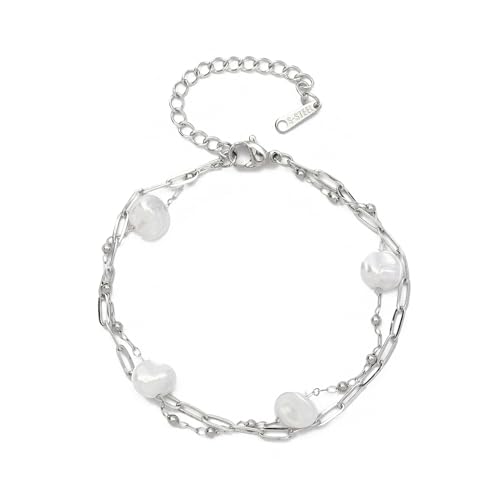 Image of SALTY Anti Tarnish Bracelet for Women | Fancy Bracelet | Jewellery Gifts | Hand Band | Fashion Accessories for Girls | Minimal Jewelry Design | Gift for Rakhi | Gift for Diwali, Christmas, Marriage, Birthday