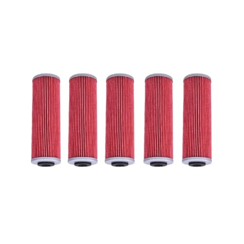 Filtre à huile pour moto KTM Adventure et Supermoto, lot de 5 pièces pour l'entretien mécanique