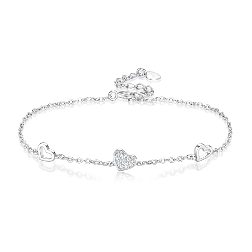 Bracelet argent femme infini zircone cubique, le cadeau d'anniversaire idéal