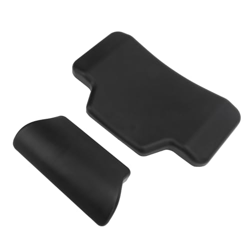 Bonbela Motorrad -Top -Box -Rückenlehre -Pad -Schwanzkasten Rückenlehne Universell Bequemes Selbstklebbares PU -Leder für 55L 65L Heck Top Case Passagierunterstützung