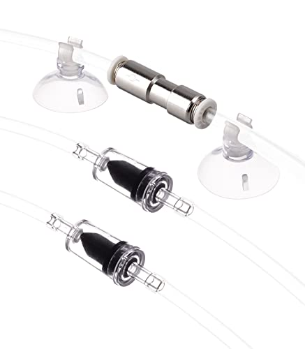 Clscea Aquarium Check Valves 1 Way Non-Return Valves Suction Cups Spare Parts Kit cover