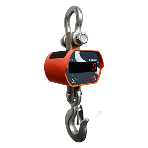 Gancho pesador Baxtran STX de 1000Kg, 3000Kg, 5000Kg ó 10000Kg con batería interna recargable y mando a distancia ((10000Kg x 5000g)) Cover