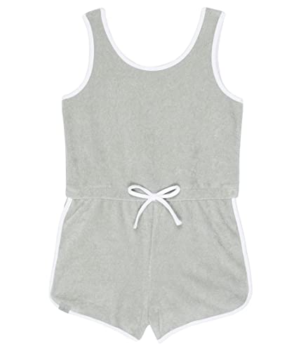 Image of Barefoot Dreams CozyChic® Cozy Terry Romper (Toddler) Wave/Sea Salt 2-3 Toddler