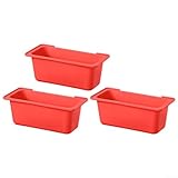 Photo Gallery sumsoctober confezione da 3 vaschette raccogli grasso in silicone per olio, serbatoio interno per barbecue, 19 x 7 x 7 cm, raccogli grasso riutilizzabile, in rosso e arancione (rosso) Photo Gallery sumsoctober confezione da 3 vaschette raccogli grasso in silicone per olio, serbatoio interno per barbecue, 19 x 7 x 7 cm, raccogli grasso riutilizzabile, in rosso e arancione (rosso)